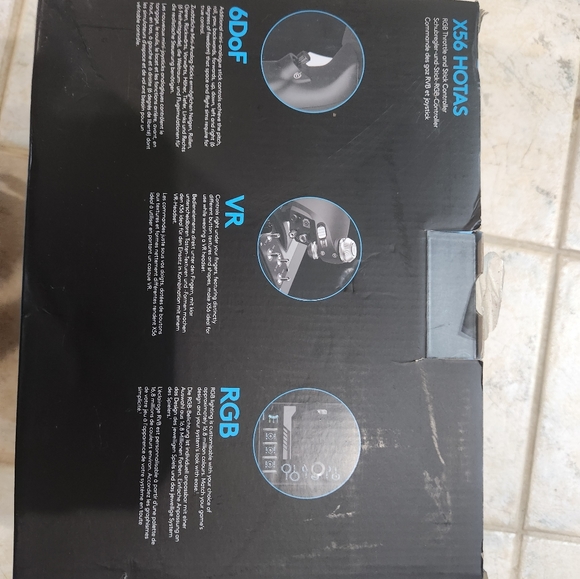 Logitech X56 HOTAS flight simulator controller NEW OPEN BOX - Picture 4 of 5